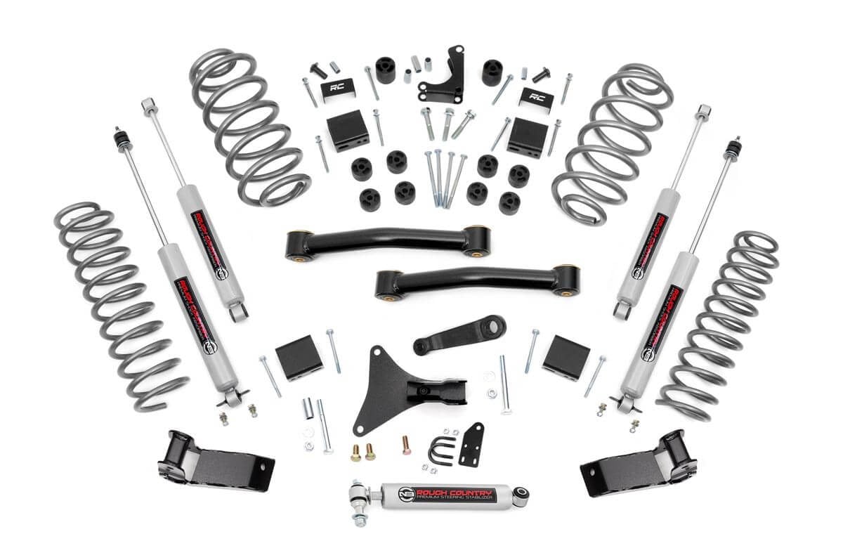 Jeep Grand Cherokee Suspension Lift Kit - Rough Country - 4 Inch - '99-'04